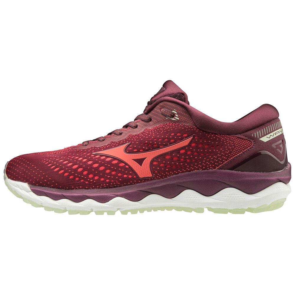 Scarpe Running Mizuno WAVE SKY 3 Donna - Bordeaux - 80361-NTAH